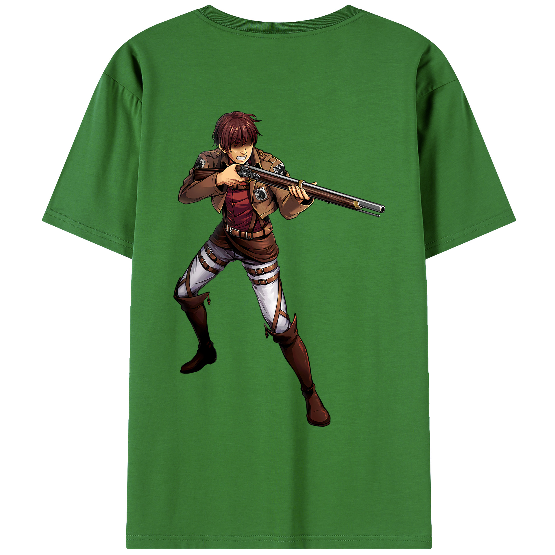 （画像用） 進撃の巨人 Attack on Titan レディース半袖Tシャツ(バックプリント)